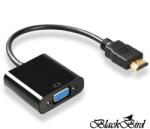 BlackBird Átalakító HDMI-A male to VGA female, Fekete BH1245 (BH1245)