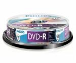 Philips DVD-R 4, 7Gb 16x Hengeres 10db/csomag (10-es címke) PH922524 / DPHMC10 (PH922524 / DPHMC10)