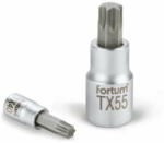 Fortum bitdugófej, torx, 1/4", 61CrV5/S2, mattkróm; TX10
