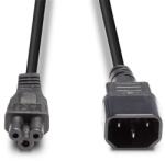 Lindy Tápkábel C14 - C5, 2m, fekete 30341 (30341)