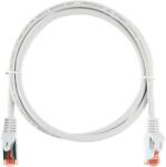 NIKOMAX Patch kábel S/FTP CAT6a LSOH, Essential Series, 3m, fehér NMC-PC4SA55B-ES-030-C-WT (NMC-PC4SA55B-ES-030-C-WT)