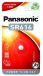 Panasonic óraelem SR616, ezüst-oxid, 1db/csomag SR-616EL/1B (SR-616EL/1B)