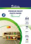 VICTORIA Fotópapír, tintasugaras, A4, 90 g, matt, VICTORIA PAPER "Universal" IJPM100-A4-20SHEETS (IJPM100-A4-20SHEETS)