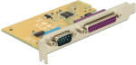 Delock PCI Express-kártya 1 x Soros + 1 x Párhuzamos (89446)