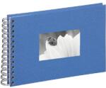 PAGNA 24x17cm fehér lapos spirálos kék fotóalbum P1210906 (P1210906)