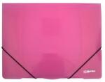 eCollection Gumis mappa E-COLLECTION A/4 műanyag pink 2-588 (2-588)