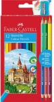 Faber-Castell 12 db+3 db-os bicolor (120112+3) színes ceruza készlet FC110312 (FC110312)