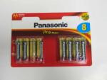 Panasonic PRO POWER tartós elem AA, alkáli, 8db/csomag LR6PPG/8BW (LR6PPG/8BW)