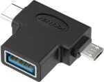 Vention USB-A - USB-C/Micro OTG adapter (CDIB0) (CDIB0)