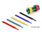 DeLock 10. db. -os színes öntapadós kábel szorító szett hossza 150 mm szélessége 12 mm