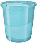 ESSELTE Colour`Ice 14 literes áttetsző kék papírkosár (626289)