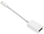 Gigapack Xiaomi Redmi Note 17 / iPhone 14 Plus / iPhone 14 Pro Max GIGAPACK Adapter kábel USB aljzat - lightning, 20cm, FEHÉR GP-146619 (GP-146619)