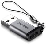 UGREEN adapter (USB - Type-C aljzat, adatátvitel és töltés) SZÜRKE US276 (US276)