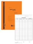  2x25lapos tömb + 9db 2lapos garnitúra "Építési napló, naplórész" nyomtatvány B. ETI. 820/UJ/V (B.ETI.820/UJ/V)