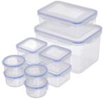 TOO KT-143 10db-os ételtároló doboz szett, 4x180ml, 4x400ml, 1x1.500ml, 1x4.200ml (KT-143) - pcx