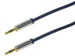 LogiLink Audiokábel, 3, 5 mm 3-Pin/M-3, 5 mm 3-Pin/M, kék, 0, 3 m