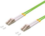 LogiLink Fiber duplex patch kábel, OM5, 50/125 , LC-LC, lime zöld, 2 m