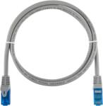 NIKOMAX Patch kábel S/FTP CAT6a, PVC, 1m, szürke NMC-PC4SA55B-010-GY (NMC-PC4SA55B-010-GY)