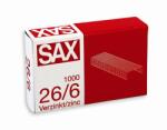 SAX Tűzőkapocs, 26/6, cink, SAX 1-266-00 (1-266-00)