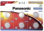 Panasonic gombelem CR2025, lítium, 6db/csomag CR-2025EL/6BP (CR-2025EL/6BP)