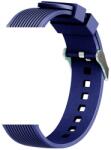 DEVIA DELUXE SPORT pótszíj (univerzális, 20mm, szilikon, állítható, csíkos) SÖTÉTKÉK GP-125972 (GP-125972)