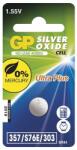 GP Batteries GP SR1154 (357/S76E/SR44) ezüst-oxid gombelem 1db/bliszter B3357F1 (B3357F1)
