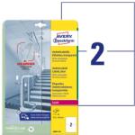 AVERY L8012-10 antimikrobiális 210x148mm átlátszó fóliacímke (L8012-10)