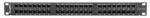 Lanberg PPU5-1048-B 19"/1U 48port Cat5e UTP árnyékolatlan fekete patch panel (PPU5-1048-B) - nyomtassingyen