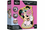 Trefl Wood Craft - Disney - Minnie egér virágokkal 50 db-os (20200)