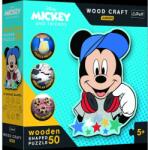 Trefl Wood Craft - Disney - Mickey egér és barátai 50 db-os (20199)