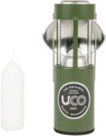 UCO gyertyalámpa szett reflektorral és neoprén tokkal olívazöld színben
