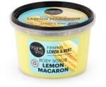 Organic Shop Lemon Macaron feszesítő testradír citrommal és mentával, 250 ml