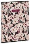 Ars Una Füzet A/4 vonalas ARS UNA 40lap Flowery pink