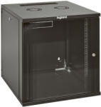 Legrand fali rack szekrény 19'' 21U MAG: 1022 SZÉL: 600 MÉLY: 600 antracit egyrészes üvegajtós lapraszerelt levehető oldallapos MAX: 63 kg Linkeo (646265) (646265)