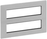 Legrand Valena Life 2x4x2 modulos keret, vízszintes alumínium (752346) (752346)