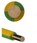  H05V-U 1x 0, 75 zöld/sárga (200) 300/500V egyerű tömörvezeték (M-Cs, MCs) (VEZ1400034)