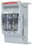 Apator RBK 00 PRO-SD Szakaszoló, késes biztosítós, vízszintes, 3f. , 160A, 60mm sínrendszerre, alsó bekötés, S/M csatl. (63-823259-031) (63-823259-031)