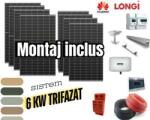 Longi Sistem complet fotovoltaic 6 KW trifazat cu montaj (M-SIS-6KW-TRIFAZAT)