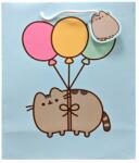 Puckator ajándéktasak (33x26x12cm , L ) kék, Pusheen lufi (GBAG116A)