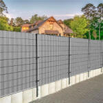 Gardlov Kerítésbe fűzhető, belátásgátló kerítés szalag, szürke, 19cm X 35m, 450 g/m2