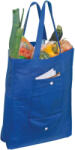 M-Collection Összehajtható nem szőtt bevásárló táska, kék