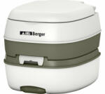 Berger WC mobil ecologic portabil "Berger Deluxe", pompa cu piston, sarcina maxima 130 kg, inaltime 37, 5 cm