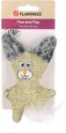 Flamingo Jagre nyúl macskajáték - sárga 1 db - csui