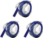 AIMO Set 3 etichete compatibile DYMO Omega 3D albastru 9 mm 520106 pentru organizare acasa si mentenanta rapida pe teren (A847740P3)
