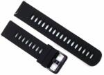  Curea universală de schimb 20 mm, silicon, negru (XXX)