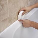  Bandă protectoare de etanșare impermeabilă pentru colțuri pentru baie sau duș, 3, 2 m x 2, 2 cm, alb (Sealing Strip Tape/3.2M Lengthx2.2cm width white)