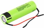  Baterie reîncărcabilă LiitoKala NCR18650B 3400mAh cu cabluri, 2 buc (NCR18650B with wire terminals, 2 pcs)