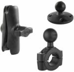 RAM Mounts Ansamblu RAM Mounts cu adaptor circular și ghidon sau altă bară Ø 19, 1 - 25, 4 mm, plastic de înaltă rezistență, RAP-B-408-75-1-202U (RAP-B-408-75-1-202U)