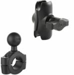 RAM Mounts Ansamblu RAM Mounts pentru montaj cu știfturi de 1" cu braț scurt cu clemă de ghidon sau altă bară Ø 28, 56 - 38, 1 mm, RAM-B-408-112-15-XAU (RAM-B-408-112-15-XAU)