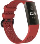 Mobilly curea pentru Fitbit Charge 3, mărimea S, silicon, roșu (88 DSC3-03-00F red S)
